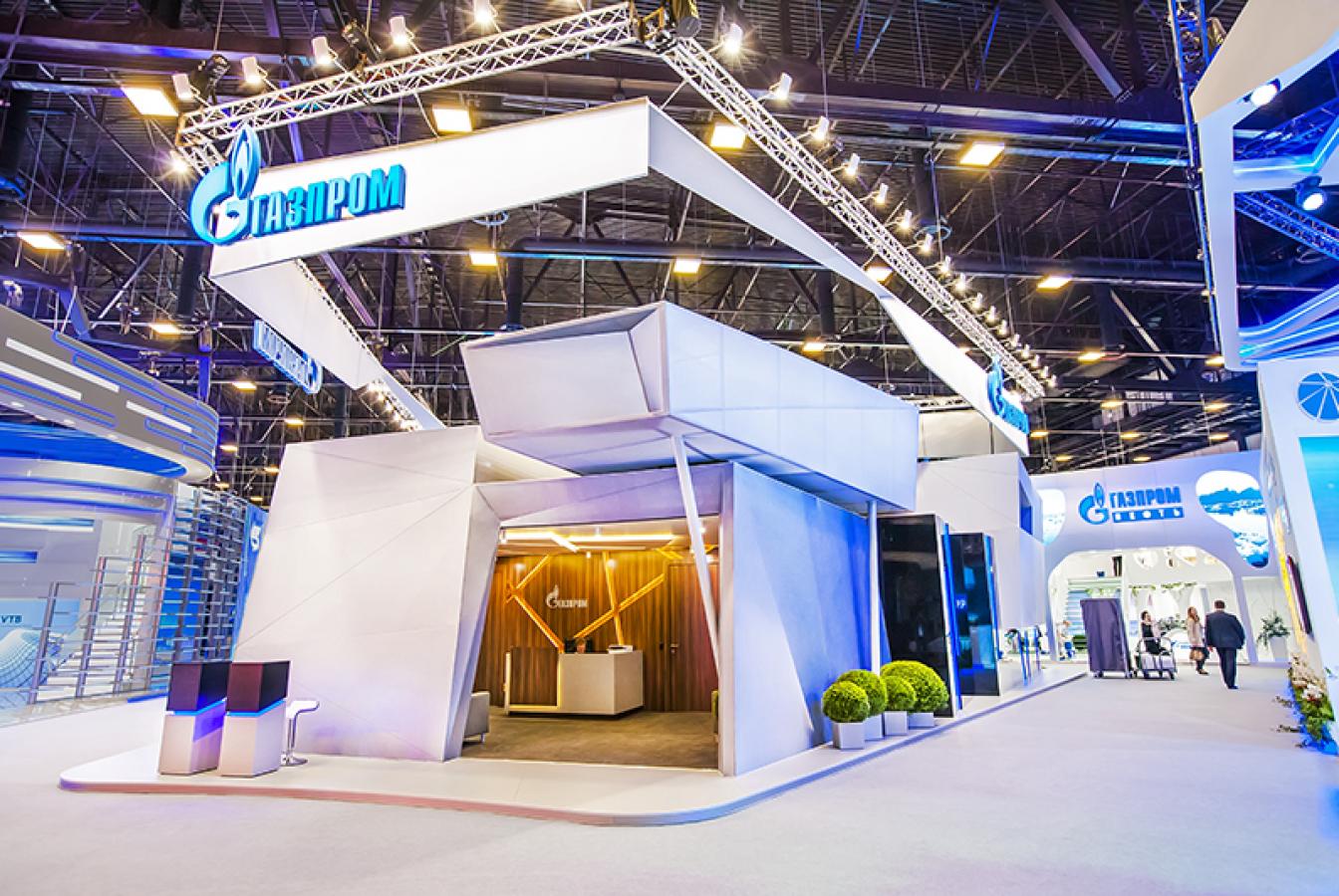 выставочный стенд, stand for gazprom
