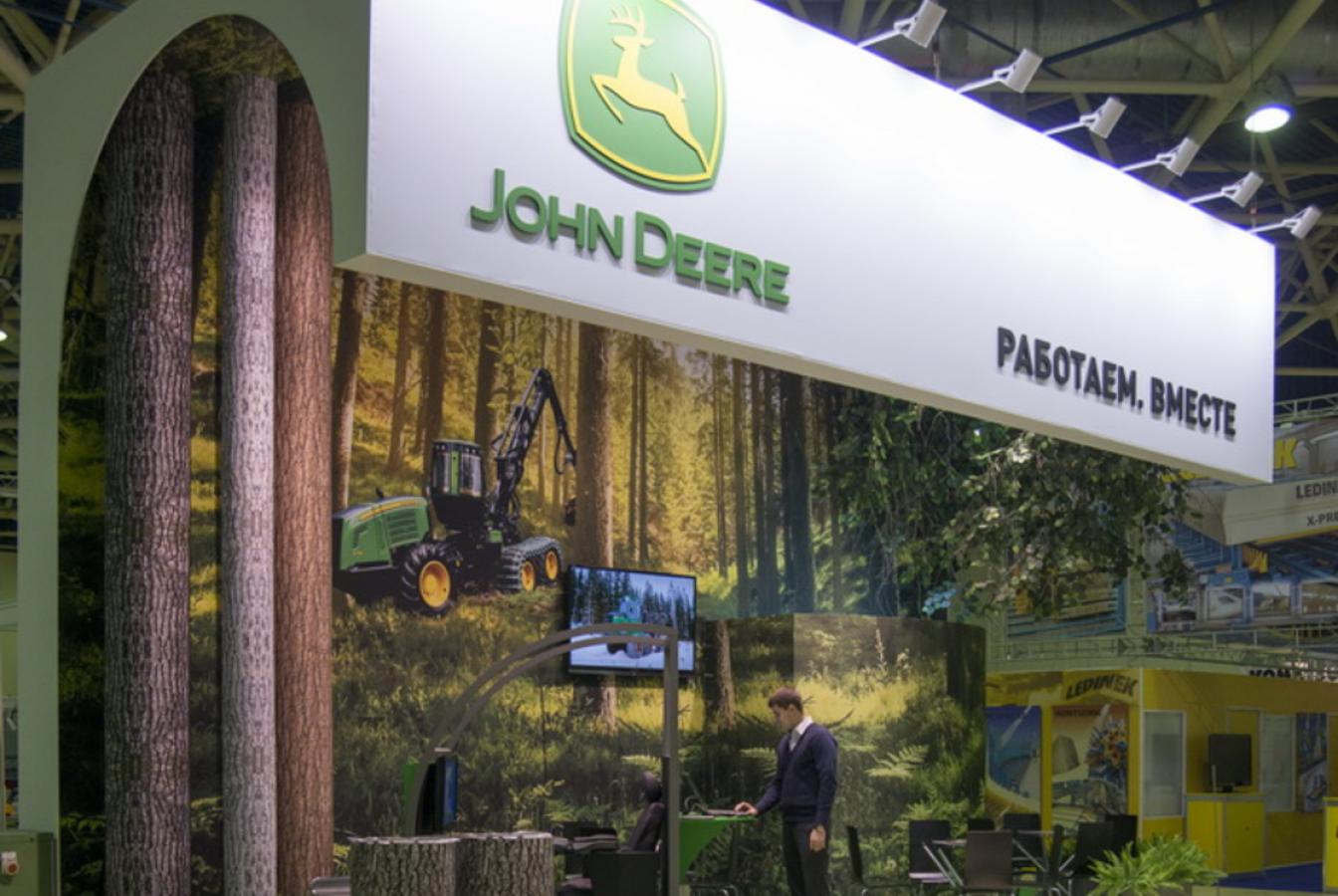 выставочный стенд, стенд для john deere