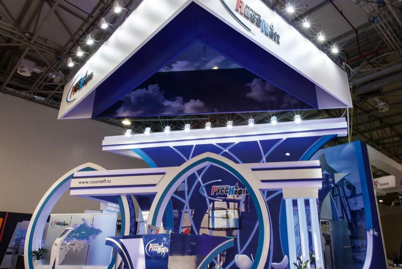 выставочный стенд, stand for russneft