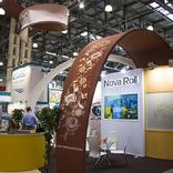 выставочный стенд, стенд для компании nova roll