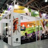 выставочный стенд, стенд для компании "оле хаус"