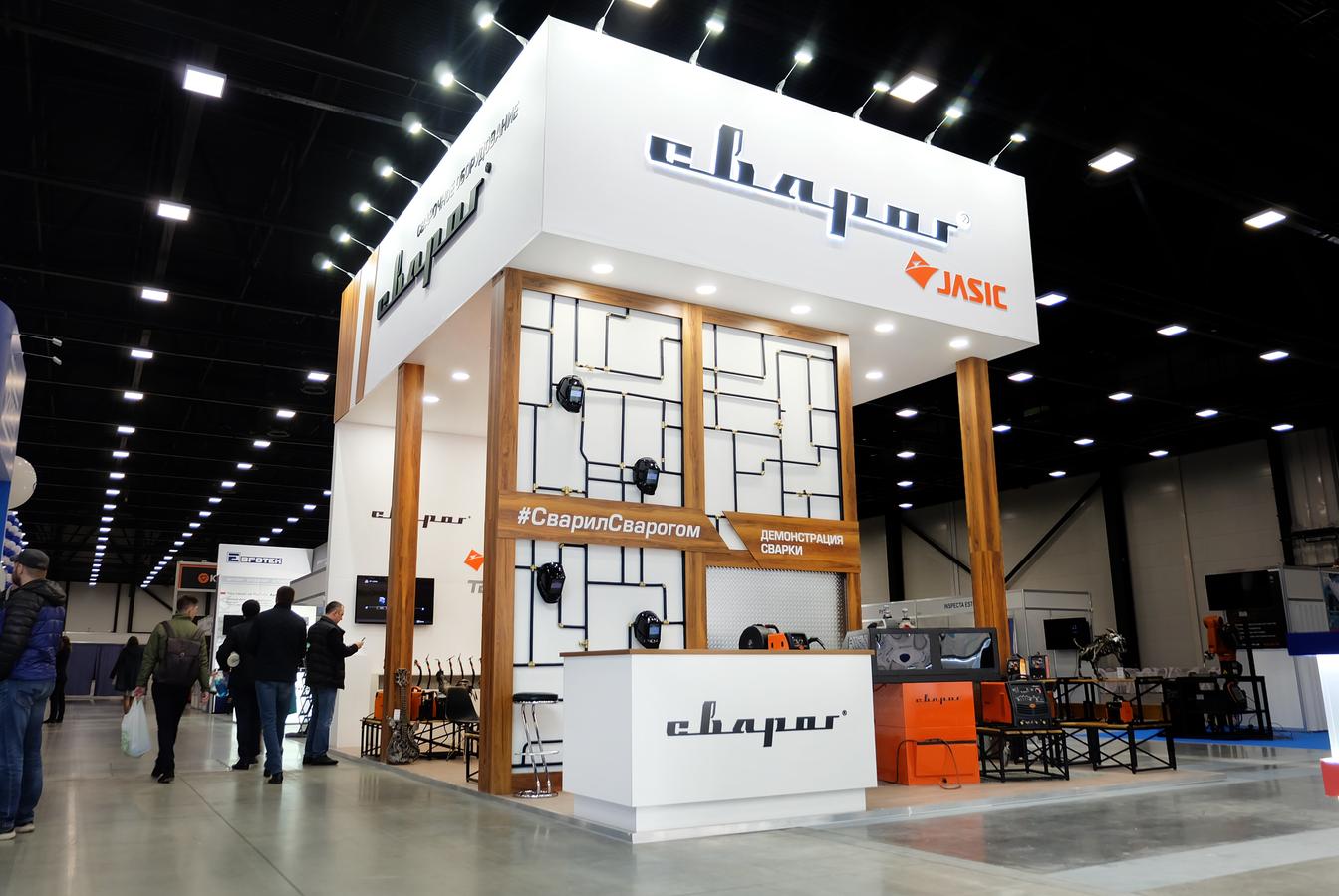 выставочный стенд, стенд для компании сварог