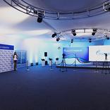 выставочный стенд, grand openning of gazprom's compressor station in krasnodar region