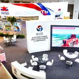 выставочный стенд, обьединенный стенд для российских кораблестроителей