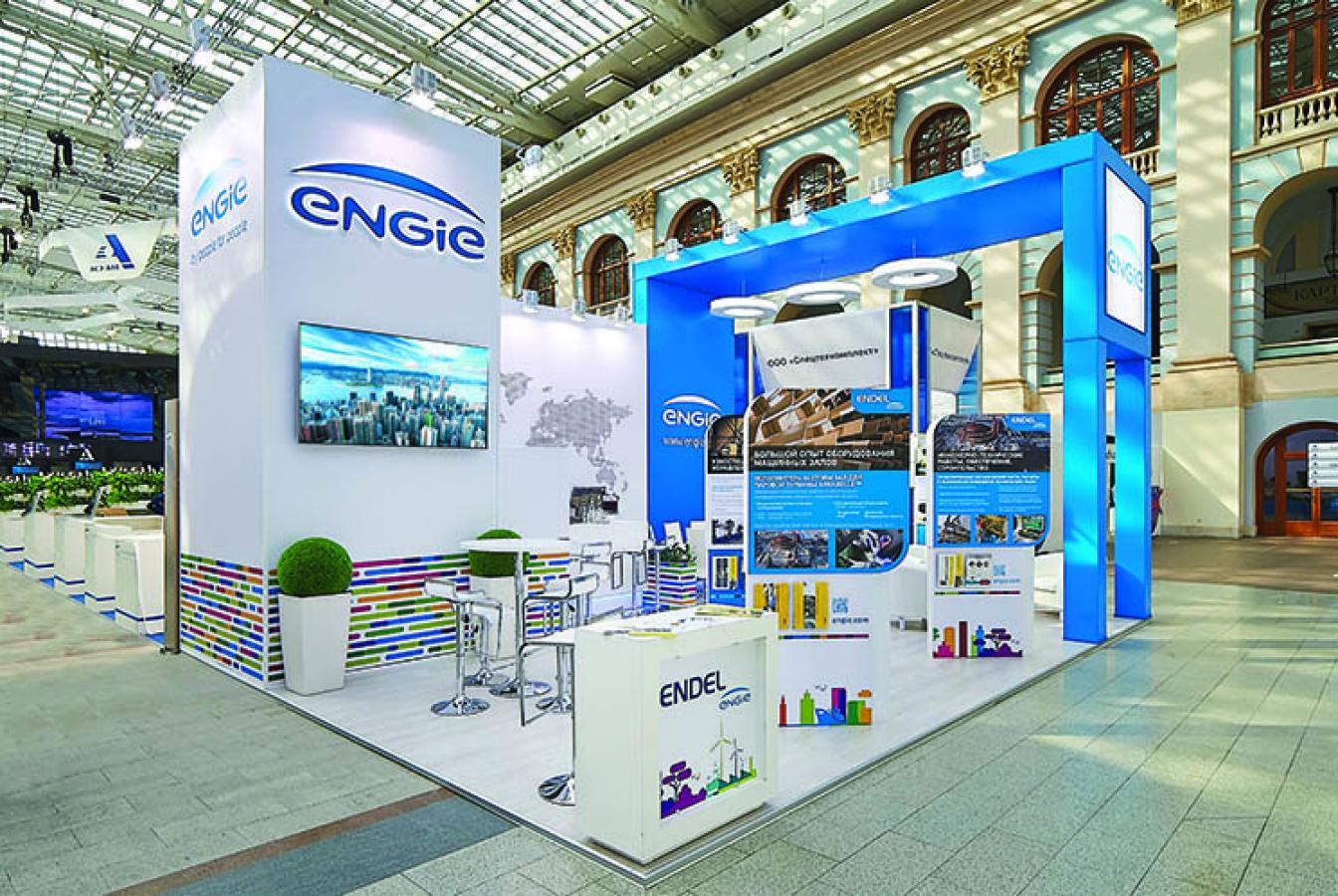 выставочный стенд, стенд для компании engie