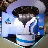 выставочный стенд, stand for caspiy neft company
