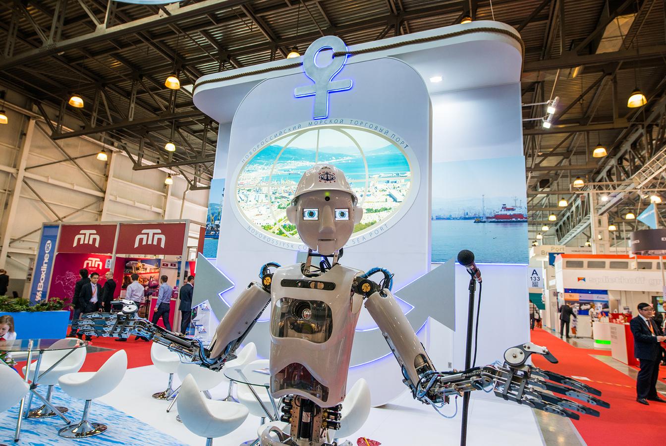 выставочный стенд, стенд для новороссийского морского порта 