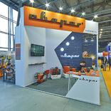 выставочный стенд, выставочный стенд для компании "сварог"