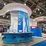 выставочный стенд, digital poster plaza for 21st world petroleum congress