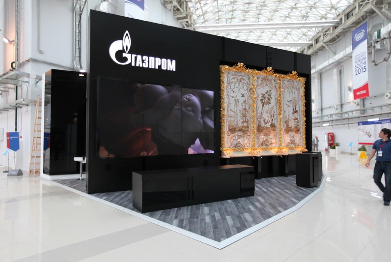выставочный стенд, stand for gazprom