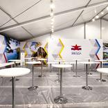 выставочный стенд, solemn reception of president of russia at zvezda shipbuilding plant