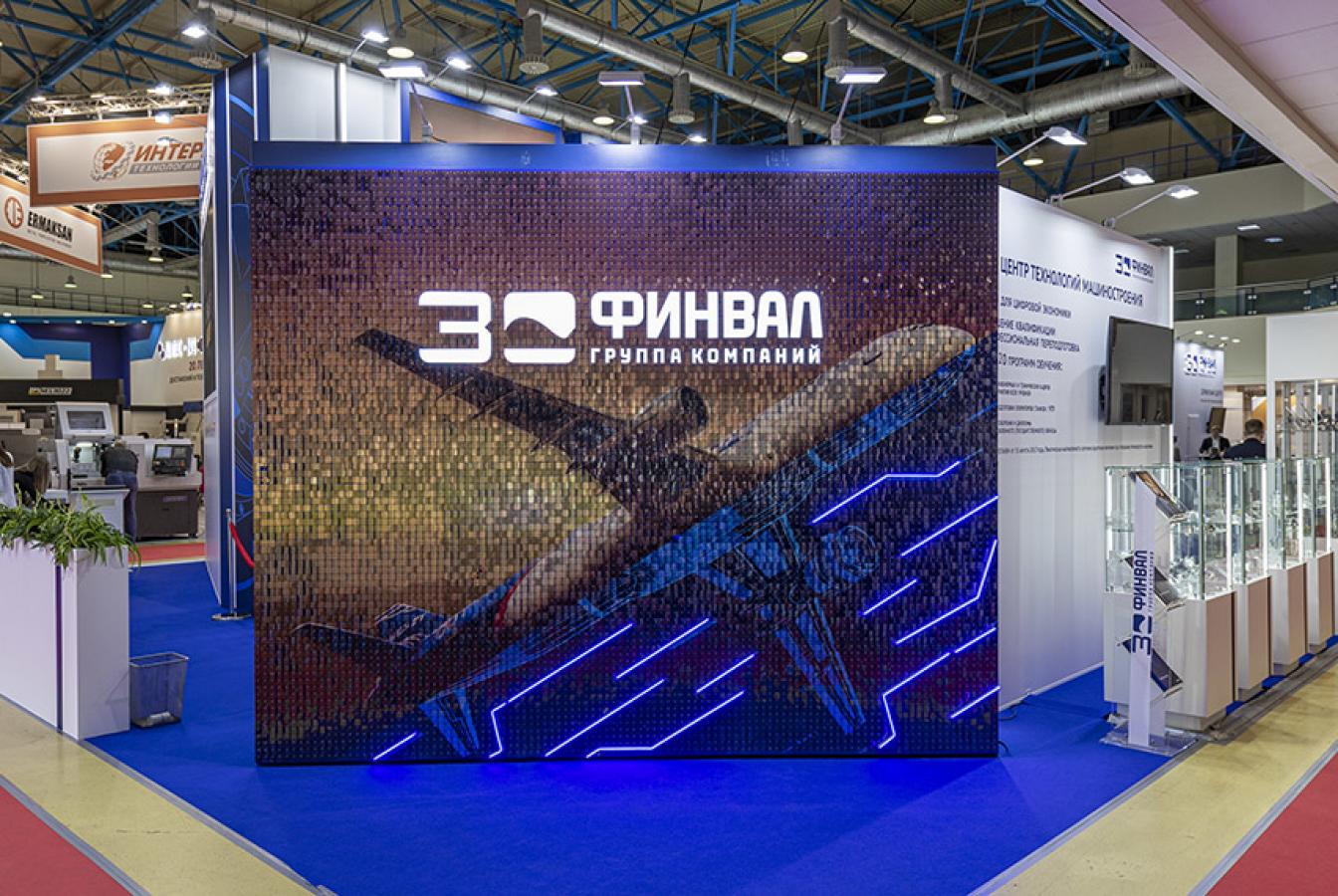 выставочный стенд, stand for finval group of companies