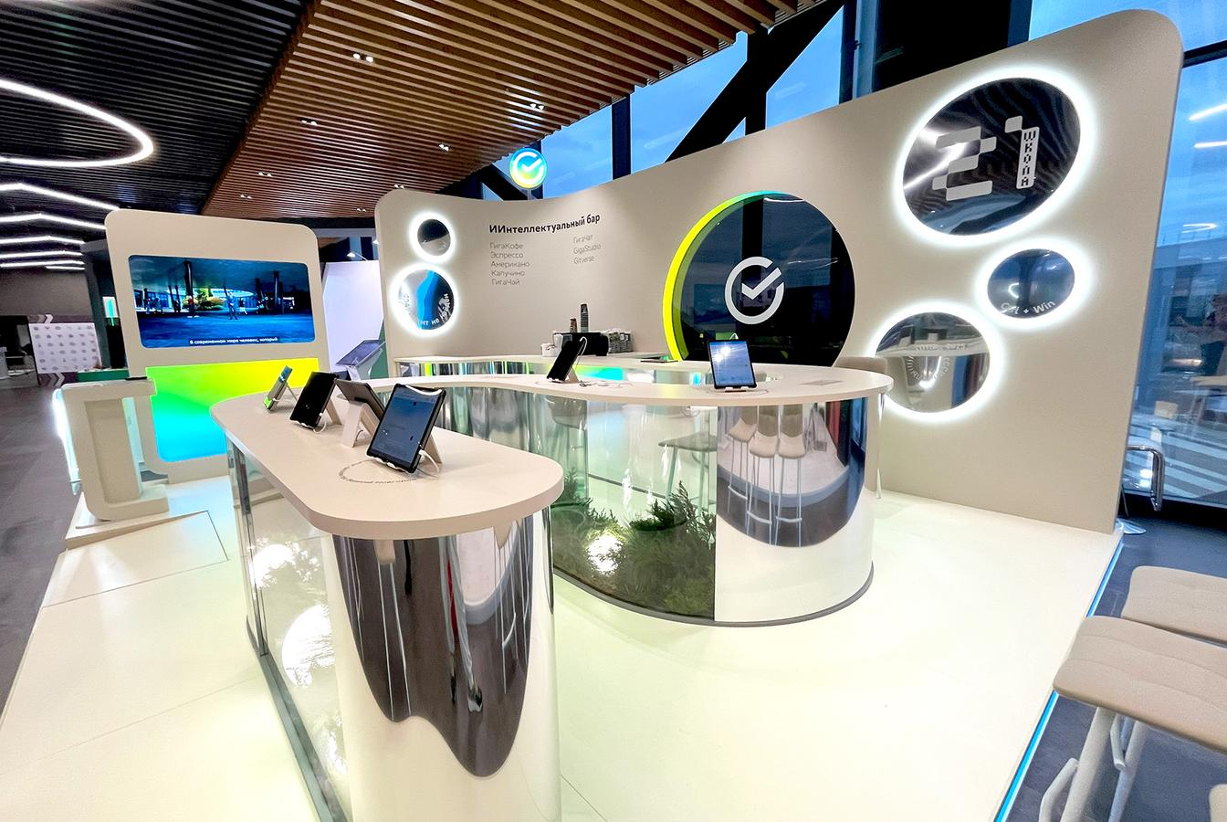 выставочный стенд, stand and photozone for sber