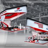 выставочный стенд, stand for sherkhan company