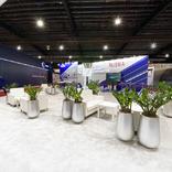 выставочный стенд, стенд и шале для объединенной авиастроительной корпорации (оак)