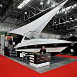 выставочный стенд, stand for premium yachts
