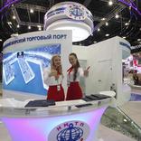 выставочный стенд, stand for novorossiysk commercial sea port 