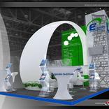 выставочный стенд, stand for e4 company