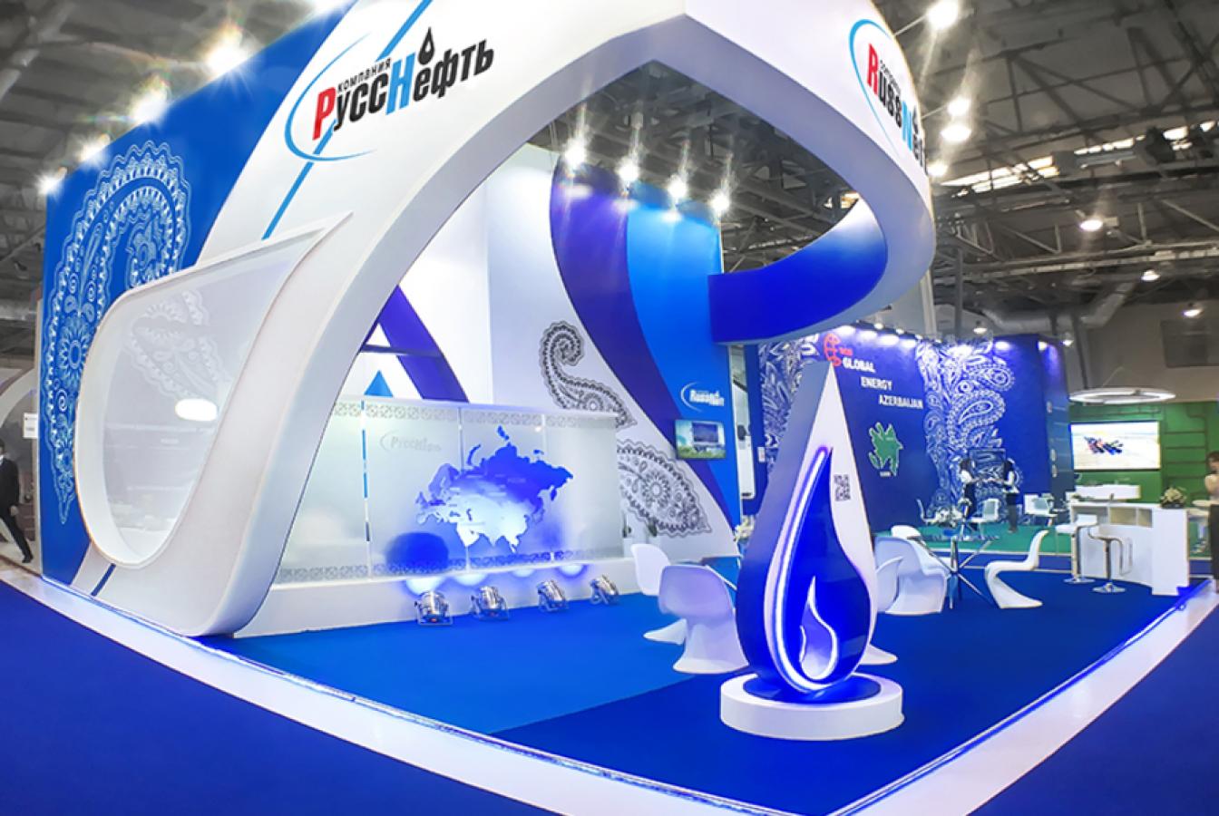 выставочный стенд, stand for russneft