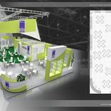 выставочный стенд, стенд для компании "богемия-люкс посуда"