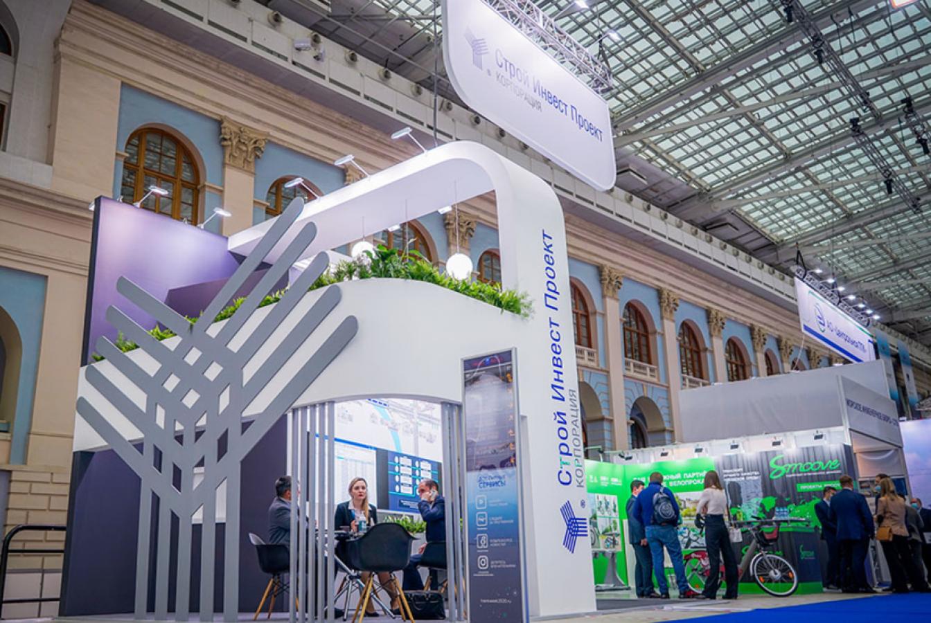 выставочный стенд, stand for sipm corporation