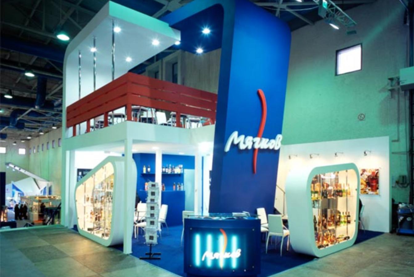 выставочный стенд, stand for m'yagkov company