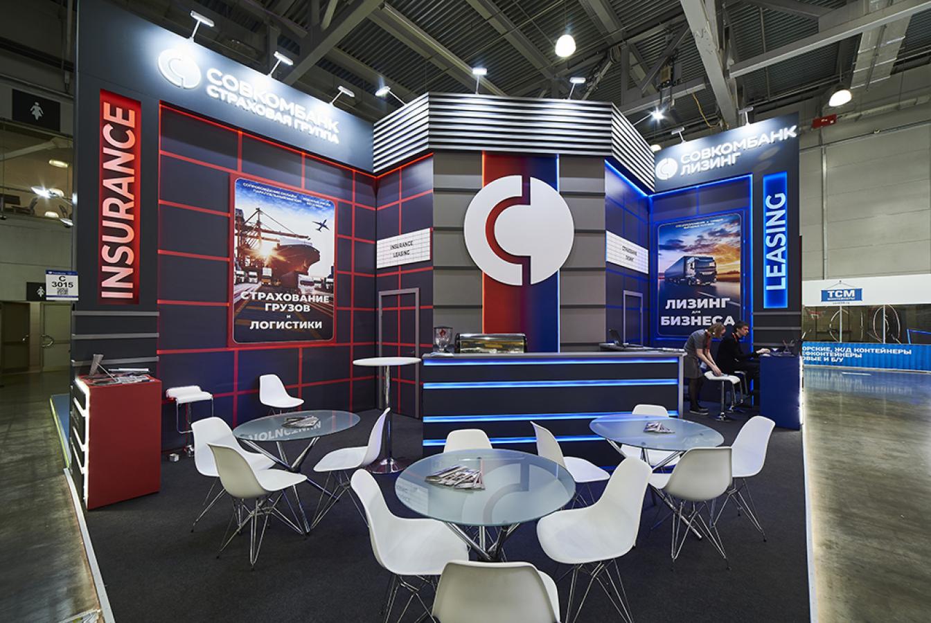 выставочный стенд, стенд для совкомбанк страхование