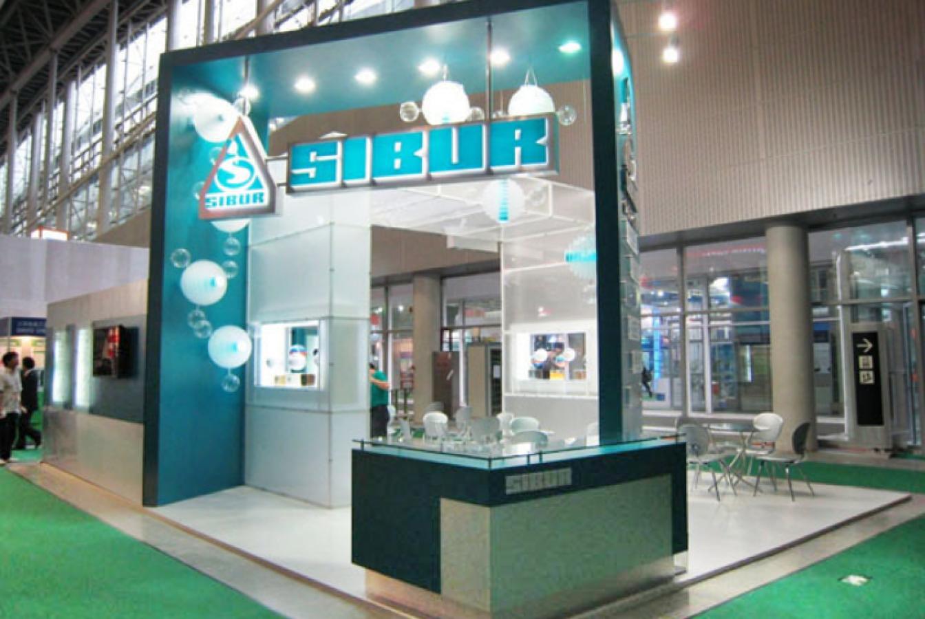 выставочный стенд, стенд для компании "сибур"