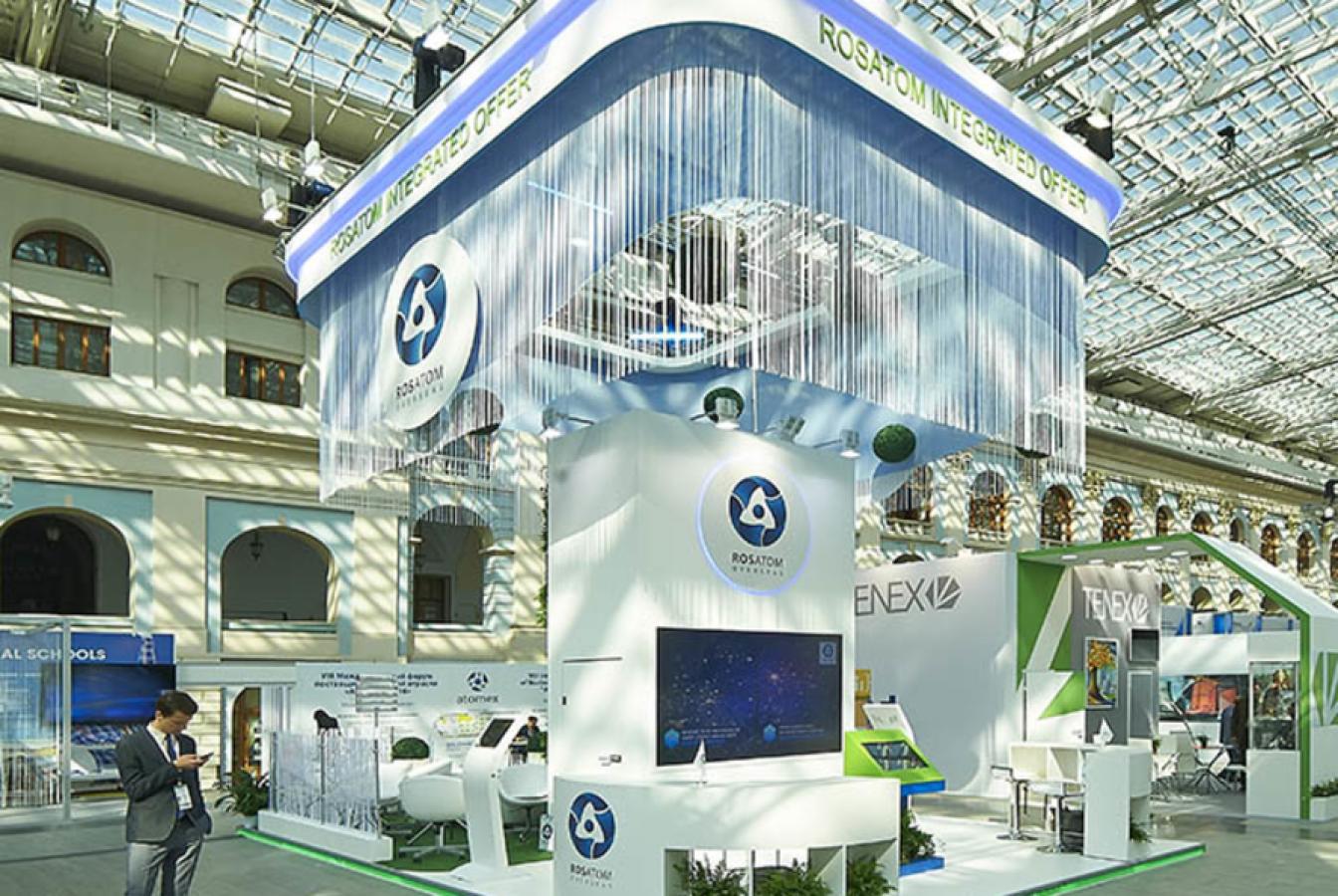 выставочный стенд, stand for rasatom overseas