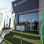 выставочный стенд, shalet for sberbank