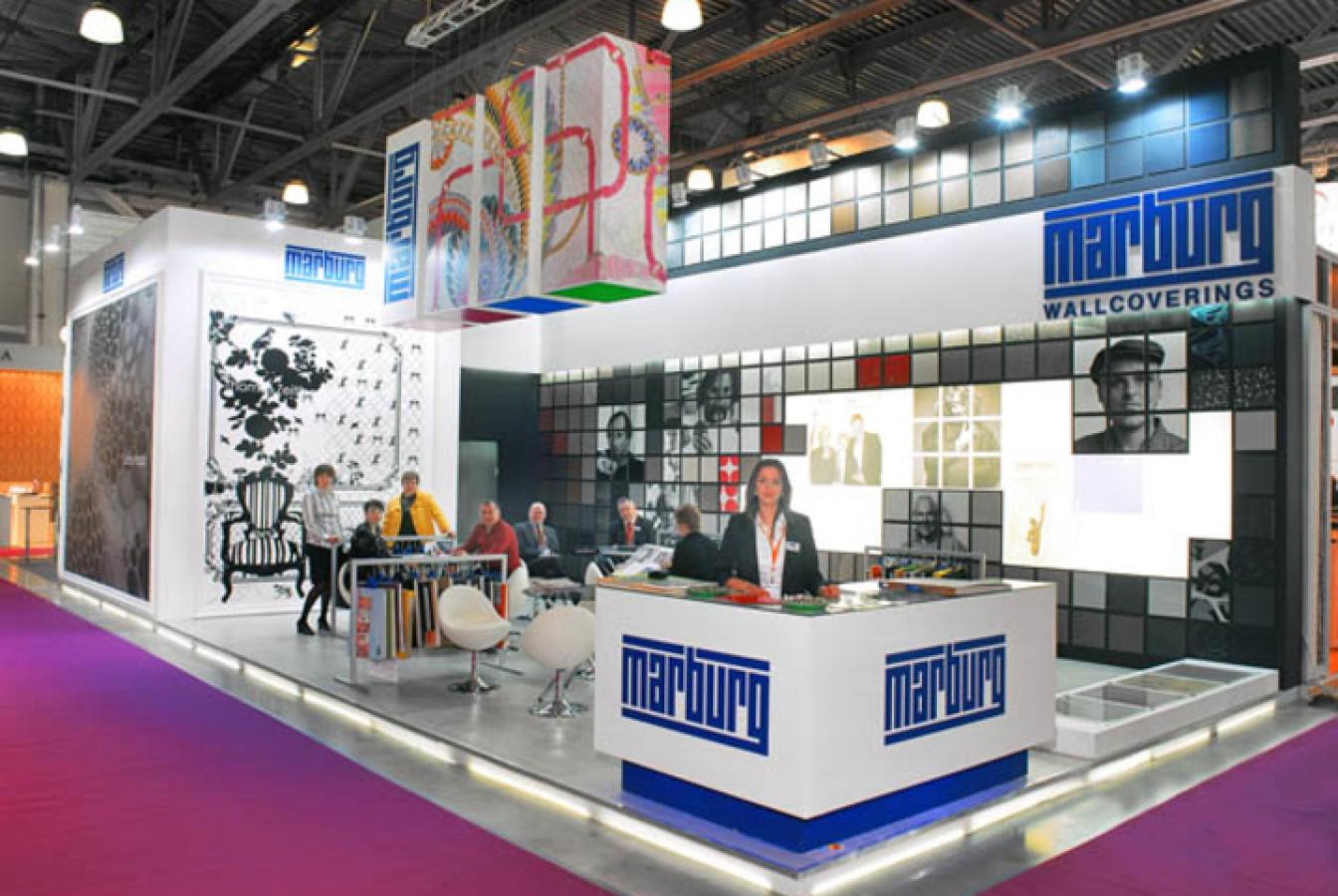 выставочный стенд, стенд для компании marburg