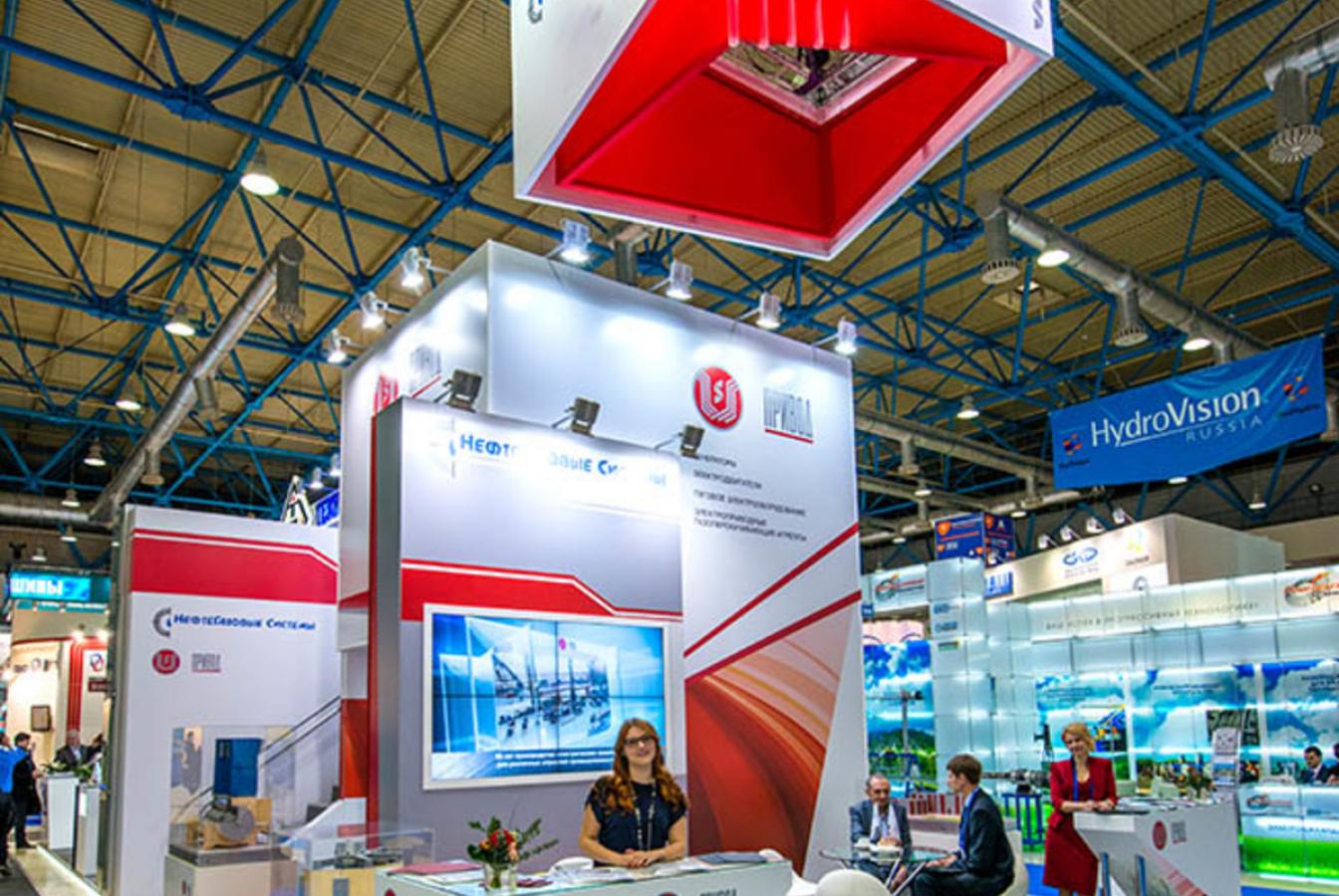 выставочный стенд, стенд для компании "нефтегазовые системы"