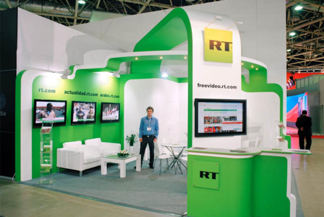 выставочный стенд, стенд для компании rt