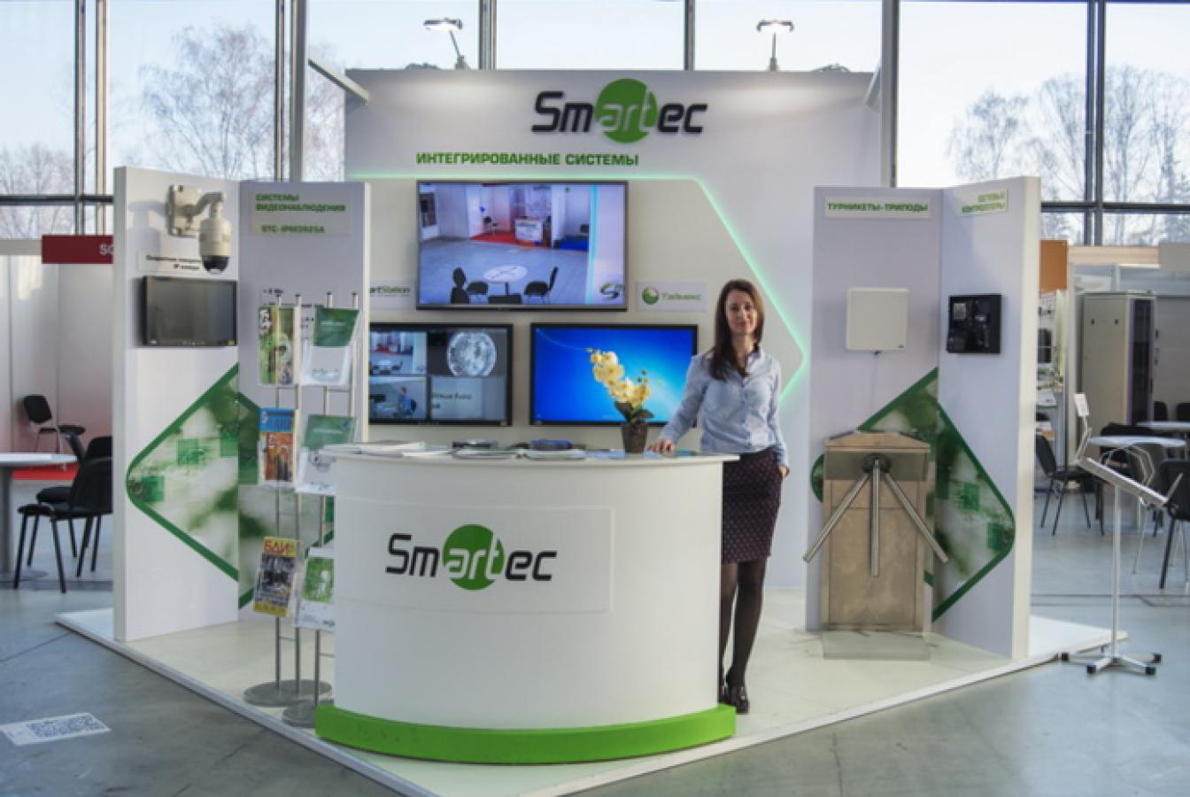 выставочный стенд, стенд для компании smarteс