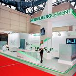 выставочный стенд, стенд для компании heidelberg cement