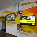 выставочный стенд, interior and meeting space decoration for rosneft oil company