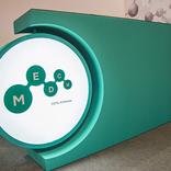 выставочный стенд, стенд для компании медси 