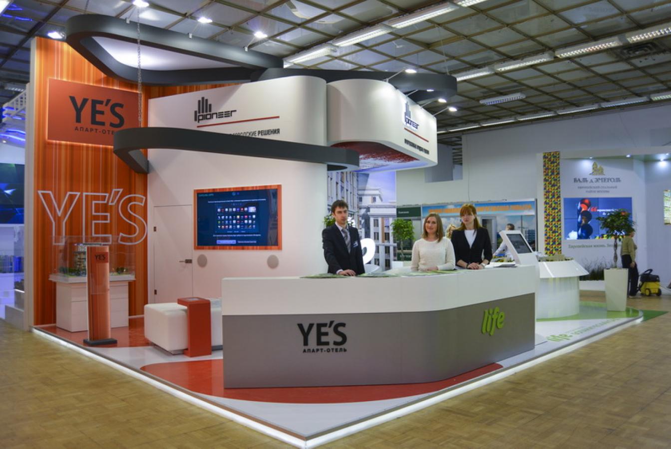 выставочный стенд, stand for pioneer development company