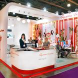 выставочный стенд, стенд для компании "гармония дизайна"