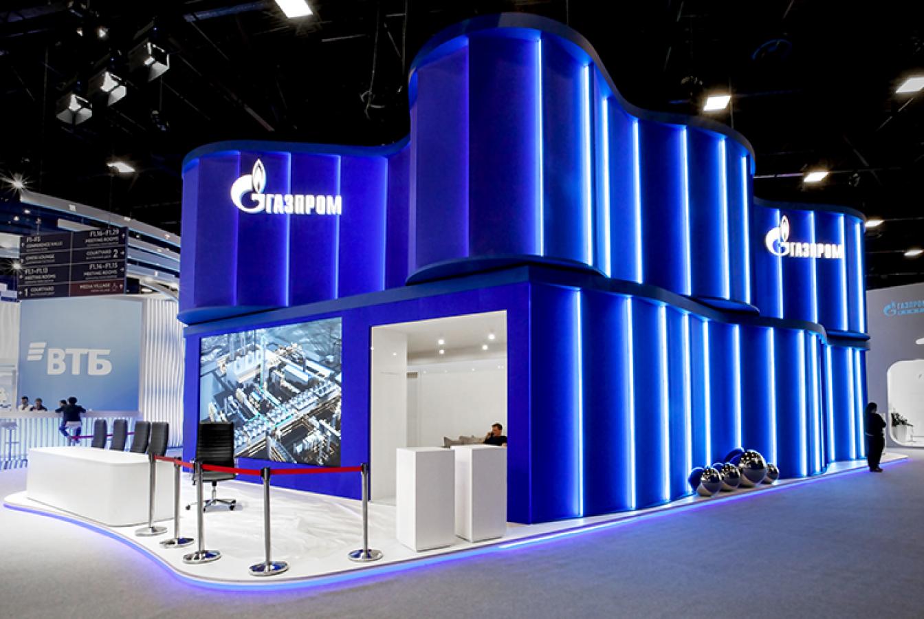 выставочный стенд, stand for gazprom