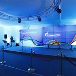 выставочный стенд, grand openning of gazprom's compressor station in krasnodar region