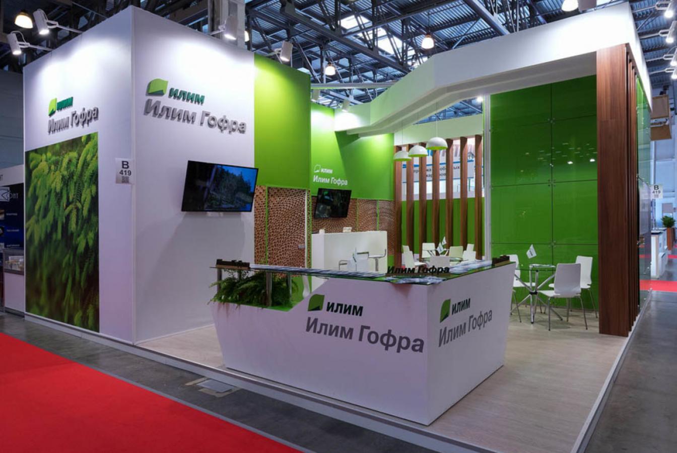 выставочный стенд, stand for ilim company