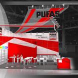 выставочный стенд, стенд для компании pufas gmbh