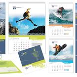 выставочный стенд, set of new years printing for technoserv company