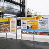 выставочный стенд, торжественный запуск добычи нефти на эргинском кластере