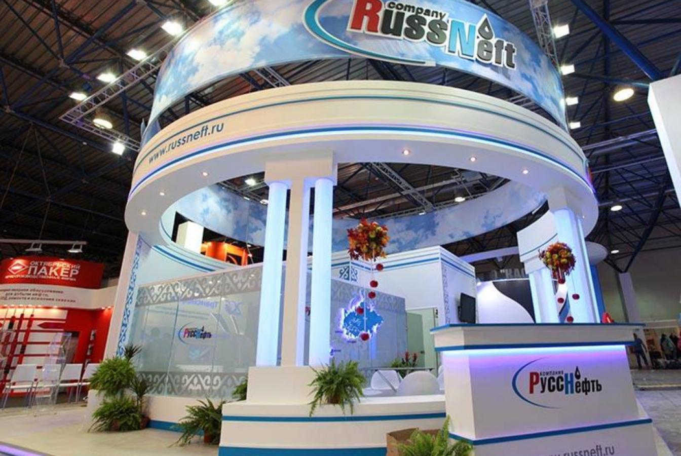 выставочный стенд, стенд для нк "русснефть"