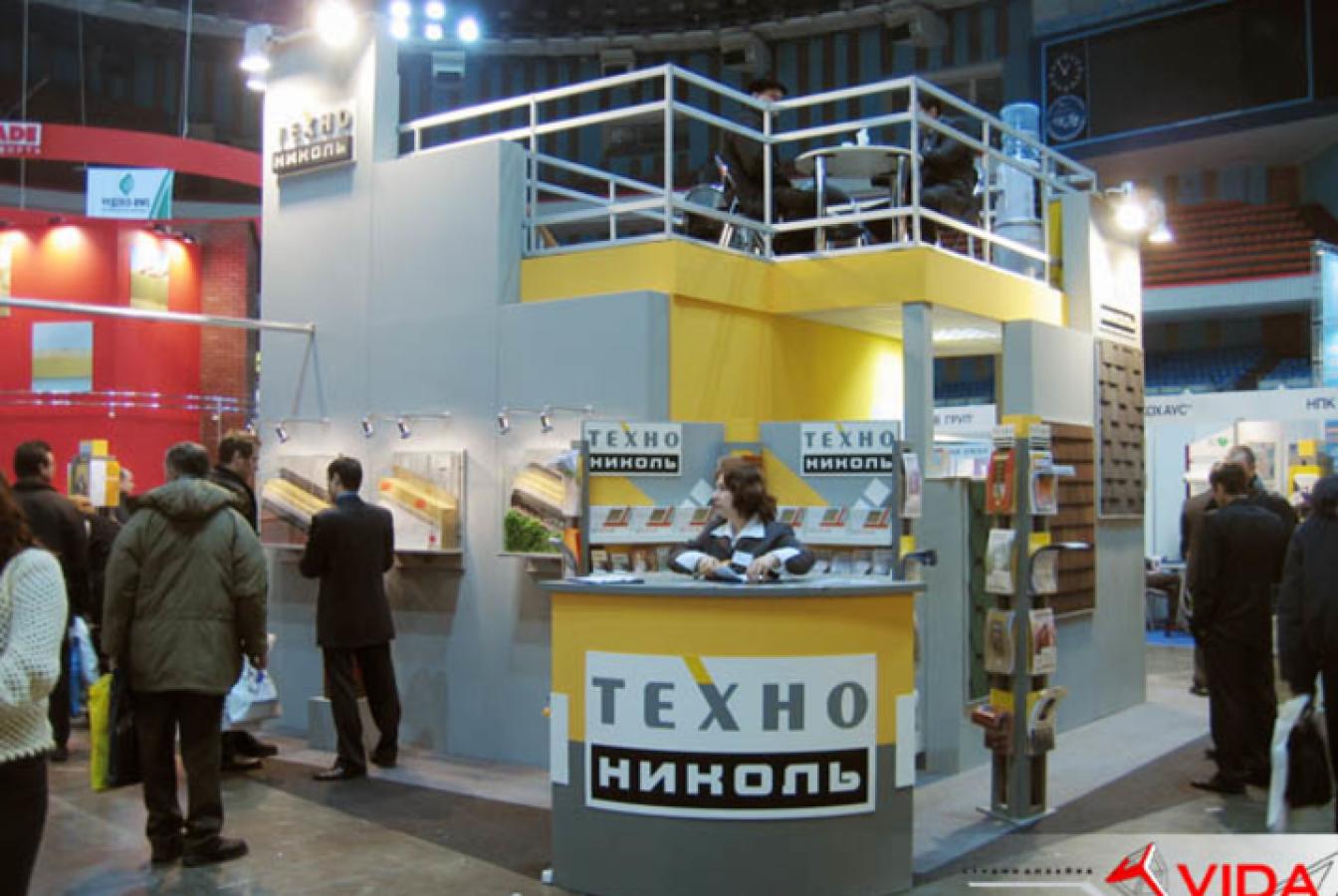 выставочный стенд, stand for technonicol company