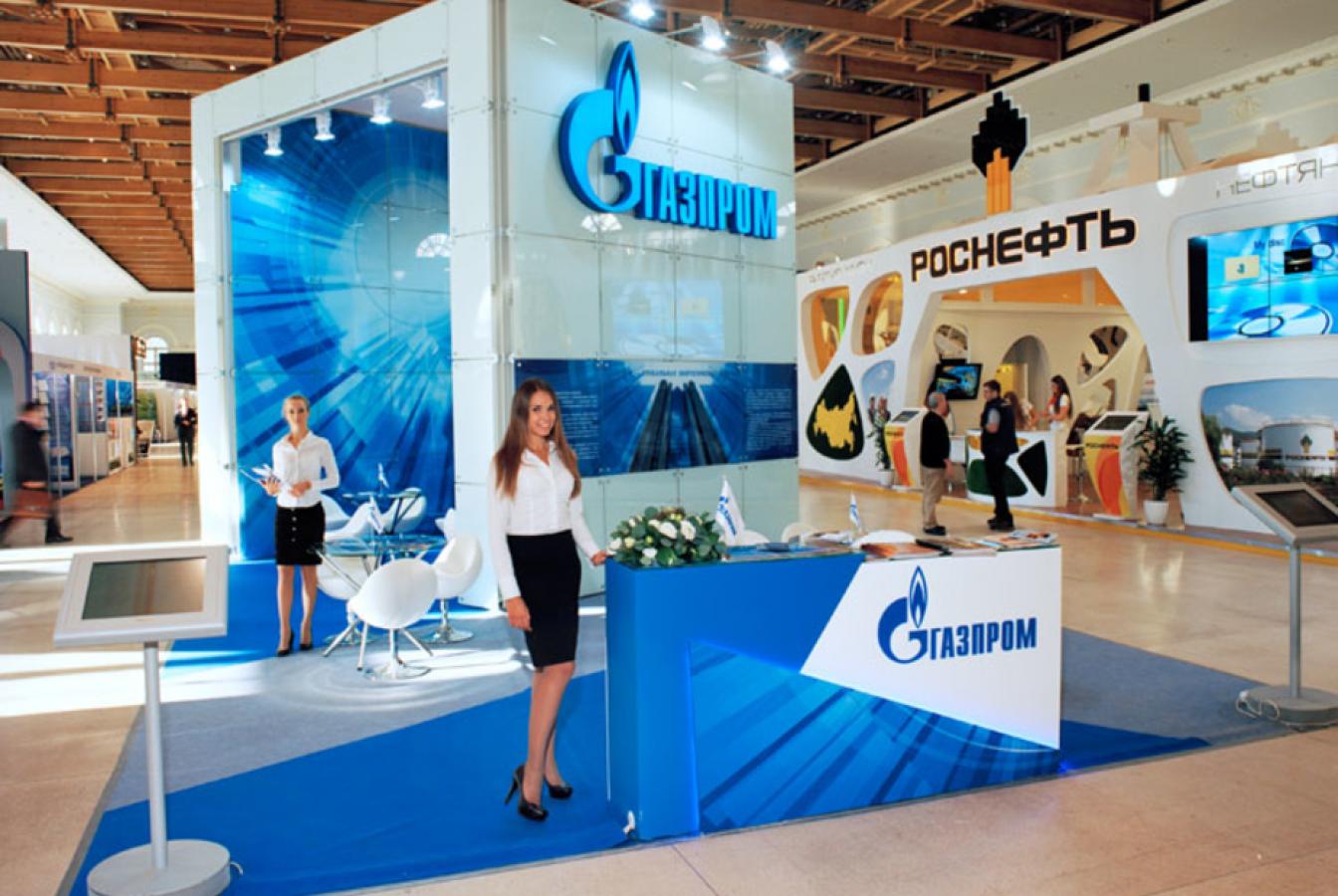 выставочный стенд, стенд для оао "газпром"