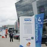 выставочный стенд, outdoor and transport setting up for 21st world petroleum congress