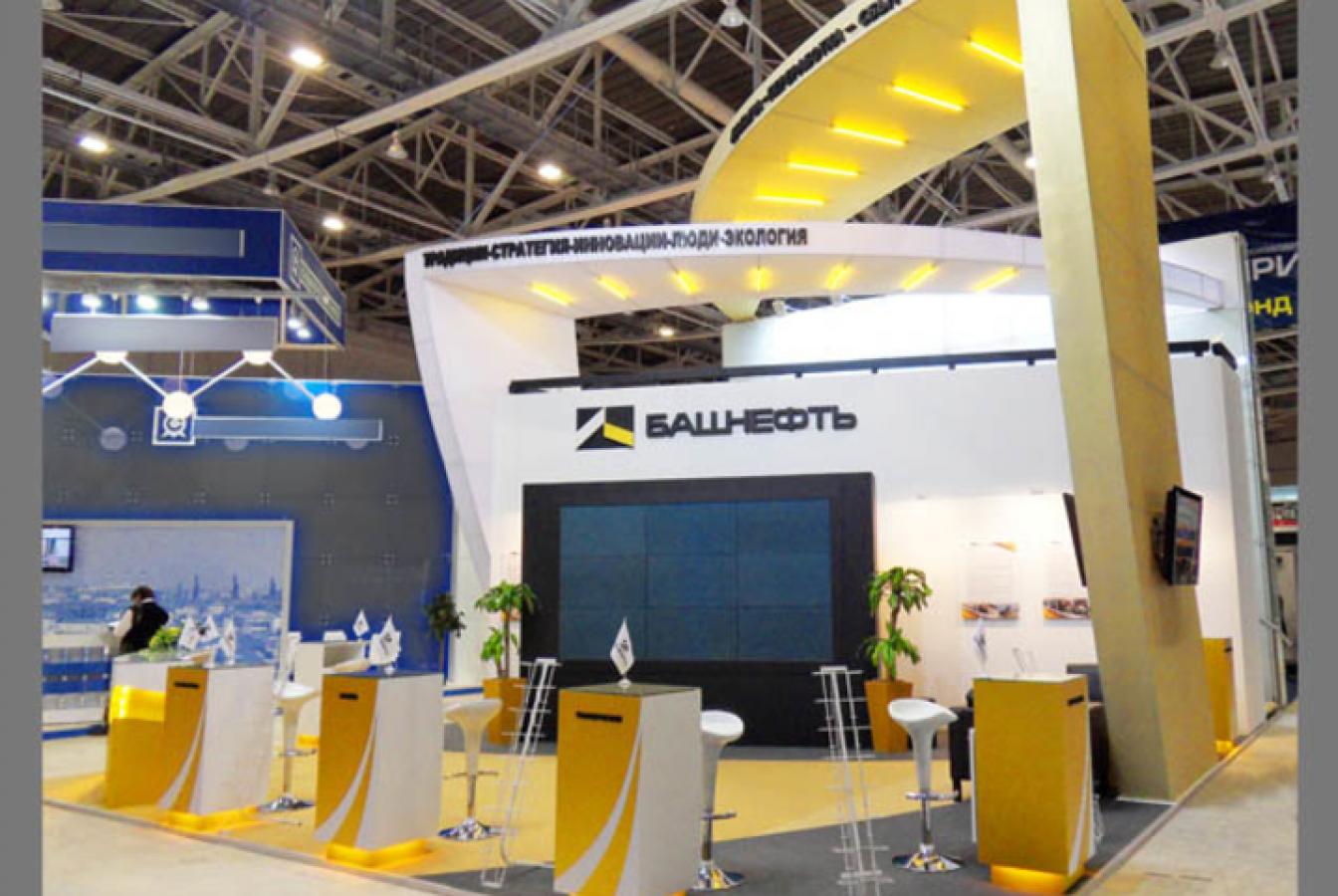 выставочный стенд, stand for bashneft company